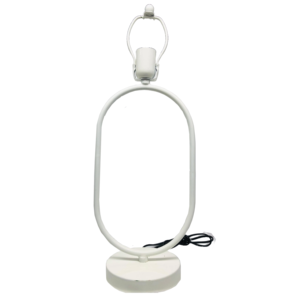 Lámpara de Mesa de Diseño Moderno Más Vendida con Pantalla de Metal Sólido, Color Blanco Atento para Iluminación Decorativa de Interiores - Product Image 3