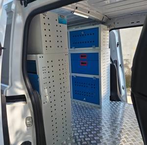 Vehicle Storage <b>Cabinets</b> and Shelving Units Professional Van Conversion Solutions Modular Shelves and <b>Cabinets</b> - Product Image 3