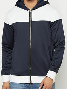 Sweat à capuche zippé pour homme en gros, haute qualité, 380-480 g/m², basiques d'automne, coton mélangé, molleton non doublé, surdimensionné, brodé - Product Image 5