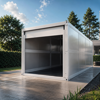Garage pliable durable pour le stockage de véhicules résidentiels et d'équipements extérieurs