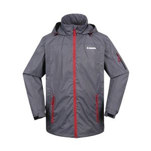 Veste légère et imperméable en nylon pour homme, survêtement coupe-vent respirant à capuche pour la pêche, la randonnée, support coque souple personnalisé - Product Image 5