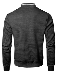 เสื้อแจ็คเก็ตผู้ชายทรงหลวมน้ำหนักเบา สไตล์ลำลอง แจ็คเก็ตบอมเบอร์ทันสมัย - Product Image 5