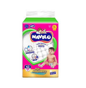 Produit de soin pour bébé Navilo Bubble, couches pour bébé, couches pour nouveau-né, taille douce, douce, confortable, peau douce, absorbante - Product Image 4
