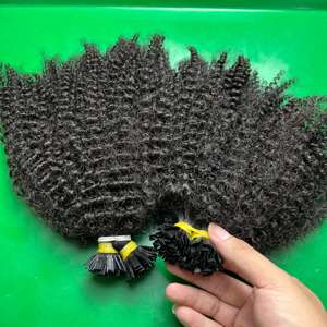 Extension de cheveux à la kératine Extensions de cheveux à pointe plate avec le meilleur prix de gros auprès du fournisseur de cheveux nuageux - Product Image 1