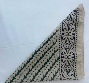 Bandana en coton bohème, imprimé à la main, écharpe, teinture naturelle, léger, bandeau d'été, enveloppe de cou de plage, unisexe - Product Image 5