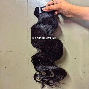 ผมแท้แบบเวอร์จินอินเดีย 26 นิ้ว เกรด 12A แบบ Body Wave  ทอแบบ Double Weft  มีทุกสี - Product Image 1