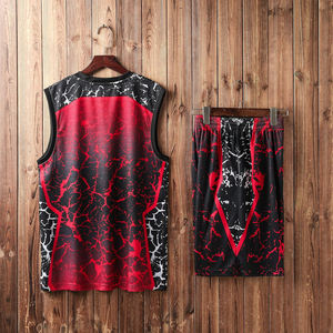 Uniformes de basket-ball sans manches de haute qualité 100% polyester, grande taille, design personnalisé, ensembles respirants, impression par sublimation numérique - Product Image 3