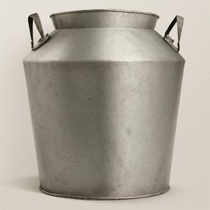 Boîte à lait galvanisée élégante d'inspiration antique avec corps durable, idéale pour les maisons rustiques, cuisine, café en plein air et décoration de jardin - Product Image 3