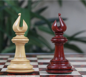 ชุดหมากรุก King Shera 4.5นิ้วชุดกระดานทึบไม้เนื้อแข็งพร้อมมือแกะสลักชิ้นสเตาน์ตันและกระดานพับได้ - Product Image 1