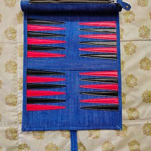 เกมแบ็คแกมมอนหนังสไตล์วินเทจ AQDAS AI-R-87 พกพาสะดวก พับเก็บได้ พิมพ์โลโก้ตามสั่ง น้ำหนักเบา ทนทาน เหมาะสำหรับงานปาร์ตี้กลางแจ้ง - Product Image 6