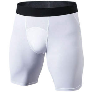 Shorts de compression pour hommes de haute qualité, nouveauté, tissu supérieur imperméable, méthode de tissage non tissé à motif solide - Product Image 1