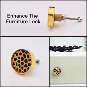 Boutons d'armoire en corne de buffle à finition antique, artisanat poli, style animal nautique, poignées de tiroirs sculptées, décor sur le thème de l'amour - Product Image 5