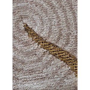 Alfombra Aibz-1007 de Seda de Bambú Anudada a Mano, Color Marfil, Patrón Abstracto, Rectangular de 4m, Viscosa y Poliéster, para Hogar, Sala de Estar y Dormitorio - Product Image 3