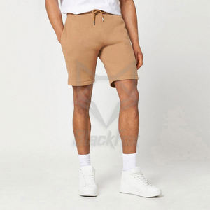 Short de survêtement d'été en coton polyester de qualité supérieure pour hommes, short de survêtement respirant et écologique de couleur unie - Product Image 5