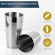 Coctelera de acero inoxidable con calidad superior y tamaño y diseño de metal puro que se puede personalizar y utilizar en bares y clubes - Product Image 2