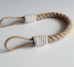 Embrasse de rideau... Retenue de rideau... Corde de jute .. Décor de fenêtre Décor de fenêtre - Product Image 2