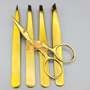 Pinzas para Cejas al por Mayor, Juego Profesional de Pinzas para Cejas, Tijeras con Logotipo, Oferta con MOQ Bajo, Embalaje con Punta Inclinada, Estuche de Acero Inoxidable - Product Image 6