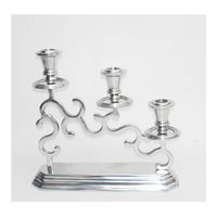 Ausgefallene günstige Preis Großhandel Phantasie dekorative Menorah Mini Kerzenhalter Preiswerte Premium-Look Designer Menorah Kerzenhalter