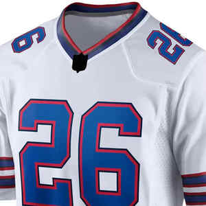 Camiseta de Fútbol Americano Personalizada al por Mayor para Equipos Juveniles, Uniformes de Práctica y Juego, Malla de Sublimación para Ropa Deportiva - Product Image 3