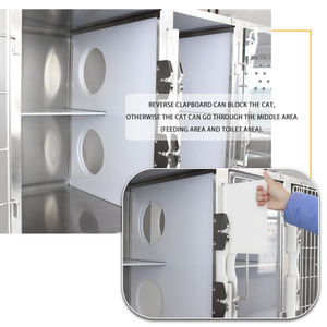 מלונה ציפורים וטרינר פלדה ארנב כלב מנשא כלובי חיות מחמד בתים לחתול - Product Image 6