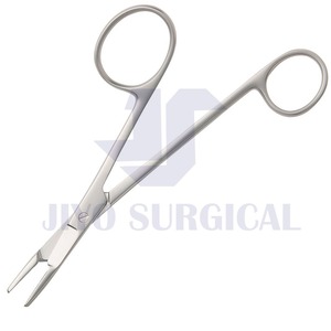 CE ISO Gillies Aguja Portaagujas Instrumento de sutura quirúrgica con tijeras Insertos de carburo de tungsteno 6 "a 7" Curvo o recto - Product Image 2