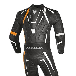 Chaqueta de Motociclismo MAXLER para Hombre, de Cuero, Impermeable, Reflectante, con Certificación CE, para Todas las Estaciones, 300g - Product Image 4