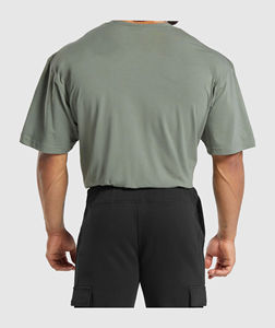 Venta al por mayor personalizado hombres camiseta suave 100% calidad suave camisetas lisas de gran tamaño - Product Image 4