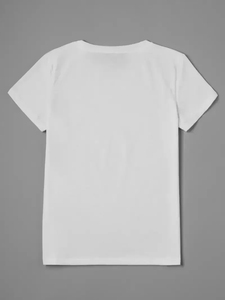 เสื้อยืดสตรีทอเนกประสงค์ลายฮาโลวีนสำหรับฤดูใบไม้ร่วงเสื้อคอกลมลำลองสำหรับผู้หญิงพิมพ์ลายการ์ตูนปกติสไตล์อินเทรนด์ - Product Image 2