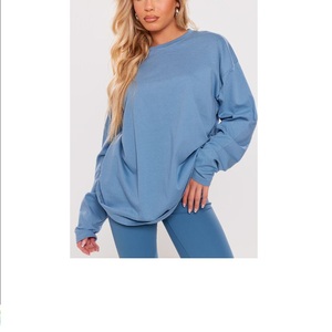 Camisa básica de Otoño de alta calidad Camiseta básica elástica de manga larga con cuello redondo Proveedor de ropa de mujer del proveedor BD - Product Image 5