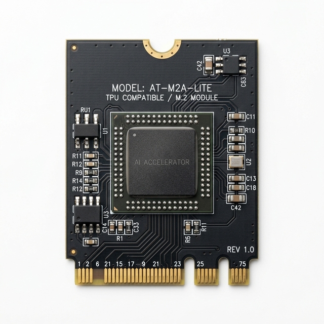 Google Edge TPU Compatible M.2 AI Accelerator Module with 4 TOPS Performance