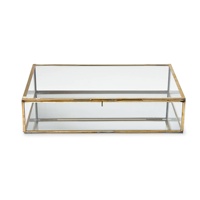 Boîte de rangement moderne pour bijoux en acrylique, capacité 35L, écologique, durable, étanche, taille personnalisée, impression personnalisée