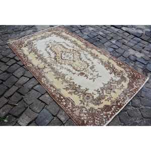 พรมขนาด 3.7x6.8 ฟุต, พรมลายวินเทจ, พรมลายจุดสีน้ำตาล - Product Image 2