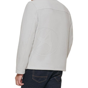 Veste polaire d'hiver pour homme, de qualité supérieure, avec col montant, logo sur le devant, 100% coton, personnalisable, imperméable, respirante, pour l'extérieur - Product Image 4