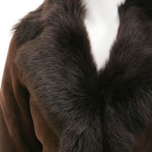 Abrigo Regular Personalizado de Cuero Genuino Transpirable, Impermeable y Cortavientos para Mujer, de Alta Calidad, con Precio al por Mayor - Product Image 3