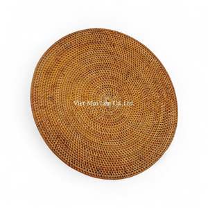 Set de table en rotin naturel coloré tissé à la main pour la mise en place de la table, utilisation dans les restaurants, les hôtels et vente en gros en provenance du Vietnam - Product Image 5