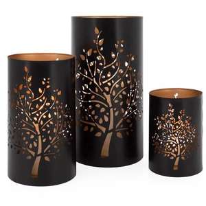 Linternas marroquíes de diseño cónico hechas con metal pesado para decoración del hogar, decoración de bodas, hoteles, artículos de suministros de decoración festiva - Product Image 1