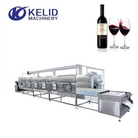 Équipement de stérilisation de boissons par micro-ondes continu industriel automatique SUS304 pour boissons fermentées et vins de fruits
