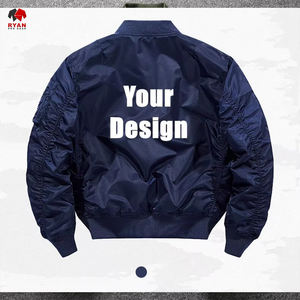 Blousons aviateur personnalisés à la mode Matériau de haute qualité Logo et design personnalisés - Product Image 5