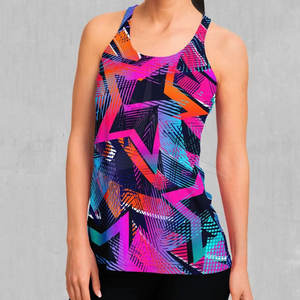 เสื้อกล้ามสตรีแบบสั่งทำพิเศษ ลายพิมพ์ซับลิเมชั่น พร้อมโลโก้ด้านหน้า ผ้าฝ้าย 100% ระบายอากาศได้ดี เป็นมิตรกับสิ่งแวดล้อม เหมาะสำหรับใส่ในช่วงฤดูร้อน - Product Image 5