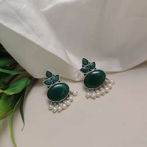 Meilleure vente de haute qualité du fournisseur indien direct SHEETAL Monalisa motif géométrique boucles d'oreilles bijoux de mode - Product Image 6