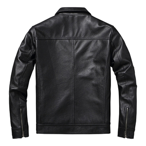 Venta al por mayor 2024 de alta calidad a prueba de viento por encargo transpirable cremallera motocicleta chaqueta de cuero OEM servicio de diseño - Product Image 2