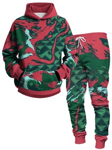 Conjuntos de chándal para hombre Sudadera con capucha y pantalones Mujer Jersey con capucha de color sólido + Pantalones Traje Ropa deportiva informal Conjuntos Hombre - Product Image 3