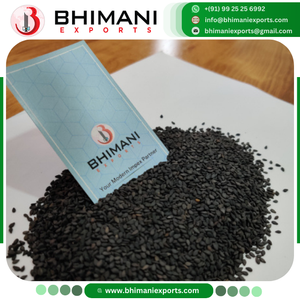 Graines de sésame noir 100% naturelles, grillées, qualité supérieure, taille 1-3,5 mm, meilleur prix par 1 kg, fraîches, provenant directement de feuilles brutes d'Inde - Product Image 2