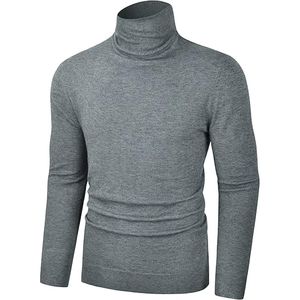 Vente en gros de pull tricoté chaud d'hiver à manches longues pour hommes, pull en polyester respirant et confortable, anti-rétrécissement et anti-rides - Product Image 2