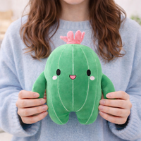 Peluche Cactus de 8 pouces, douce et mignonne, avec rembourrage en coton PP, unisexe, à partir de 14 ans, fabriquée en Chine, 113g