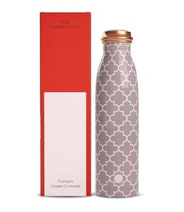 100% pure copper <b>bottle</b>, <b>BPA</b>-<b>free</b>, leak-proof, boosts immunity, custom logo options at wholesale price - Product Image 1
