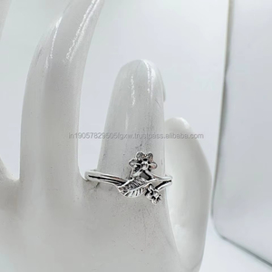 Elegante anillo apilable de plata 92,5 - Product Image 2