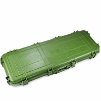 Boîte à outils en plastique rigide personnalisée, résistante aux chocs, étanche à la poussière, pour la protection des armes à feu, avec boucles pour cadenas, couleur personnalisée
