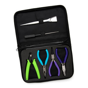 Top fabricant Kit de pinces à bijoux en différentes tailles et couleurs Pinces de finition en acier inoxydable Kit de pinces pour la fabrication de bijoux - Product Image 3