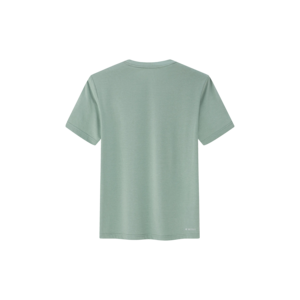 เสื้อยืดคอกลมทรงเข้ารูปสำหรับผู้ชาย ERKE ผ้าฝ้าย 46% โพลีเอสเตอร์ 34% เรยอน 20% ระบายอากาศได้ดี ถักทอแบบไม่ฟอกสี สีเขียว - Product Image 2